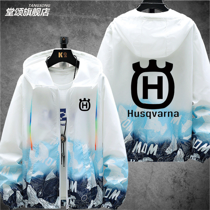 Husqvarna Motorcycle Off-Road Racing Sun Protection Clothing for Men and Women Jackets