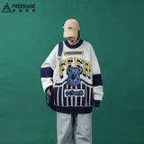 Демисезонный модный свитер для влюбленных, оверсайз, увеличенная толщина, круглый воротник