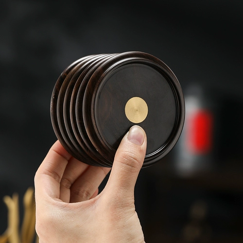 Магазин обратно, прошел тысячу четырехлетнего магазина JKV Tea Ceremony Six Gentleman Sets of Ebony Cushion, Pure Copper Six Gentleman Tea Tea Tea Tea Set Set