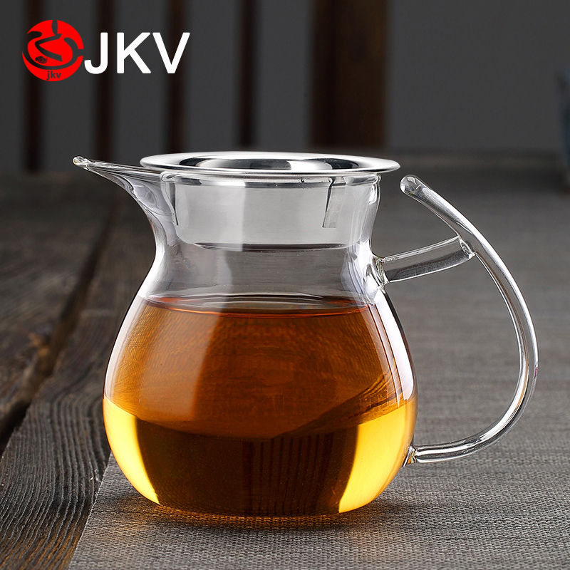 Fair cup tea leak all-in-one set heat-resistant thickened male cup kung fu tea set accessories large tea sea glass tea dispenser