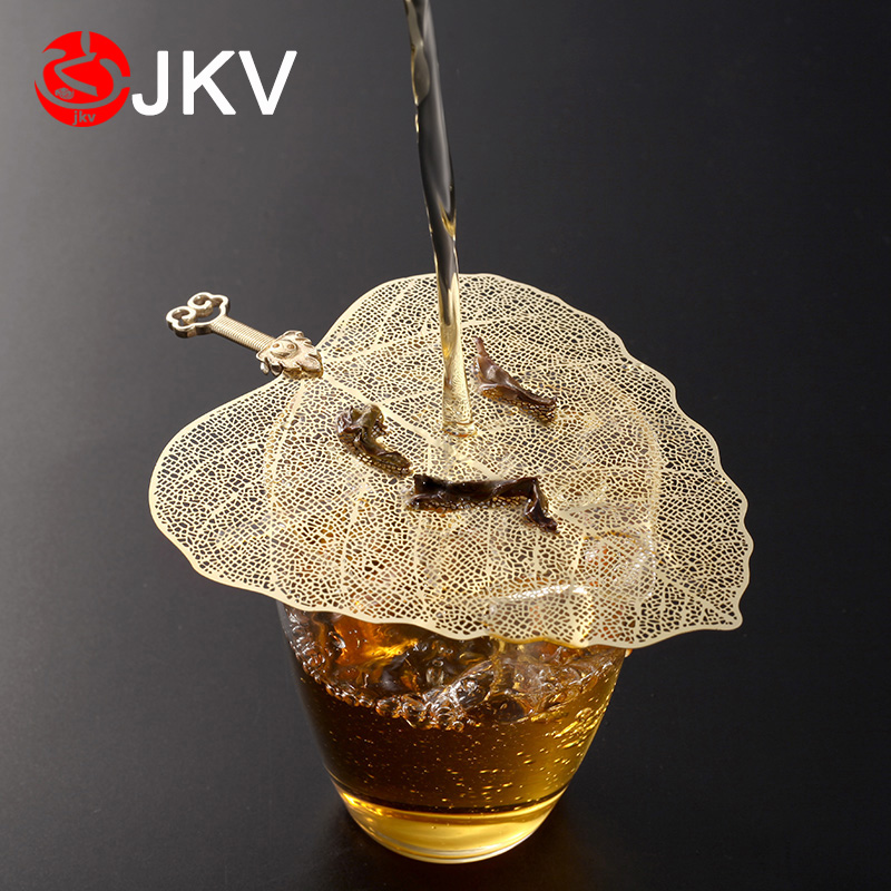 Tea Leak Bodhi Leaf Filter Tea Filter Tea Filter Tea Filter Pure Copper Filter Tea Ware Creative Tea Leak Net Funnel Utilita Tea Accessories