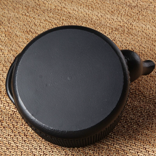 JKV японский чугунный чайник, набор чайников с кипящей водой, черная хрустальная плита, специальный чайник для чая, уголь, огненный чайник вокруг плиты, чайная плита