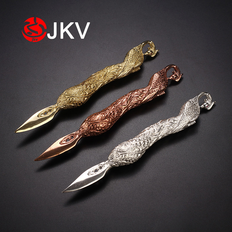 Pure copper tea knife to open tea brick Damascus copper tea needle tea cone black tea Pu'er pry tea cake special tool tea ceremony accessories
