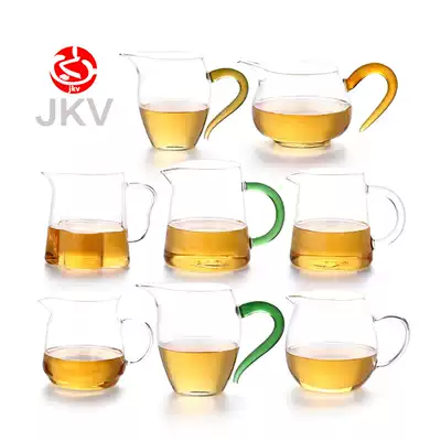 Gongpai tea leak integrated heat-resistant glass pour tea cup tea sea tea accessories thick male Cup household tea divider