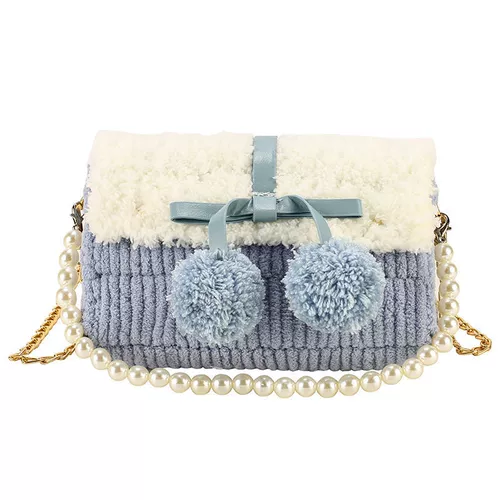 Сумка ручной работы, сумка ручной работы своими руками, тканая сумка, жемчужный материал, самодельный китайский подарок на День святого Валентина для подруги