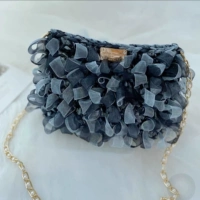 Крючок для вязания, лента, белый набор материалов