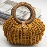 Плетеная сумка ручной работы, портативная барсетка, ремешок для сумки, набор материалов для матери, DIY, подарок на день рождения