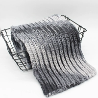 Черно -цепная дозировка шарфа+инструмент+кожаная метка+видеоурок