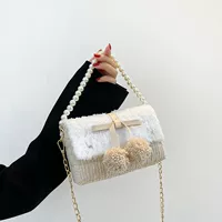 Ледяные полоски бежевый + чистый белый (материал из жемчужного стиля)