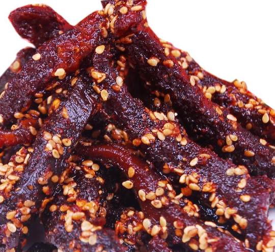 广西特产环江老谭家毛南香69.8g炭烤牛肉条手撕牛肉香辣味小零食
