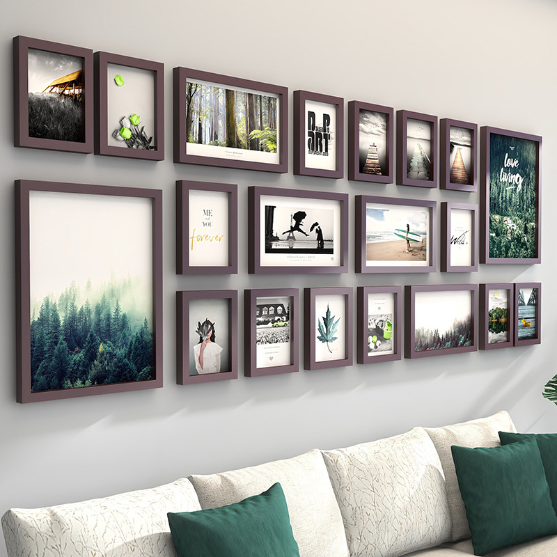 Modern Minimalist Living Room Decoration Painting Sofa Background Wall Mural Landscape Wall Painting Veranda Aisle Aisle Wall Trim Wall Painting-Taobao