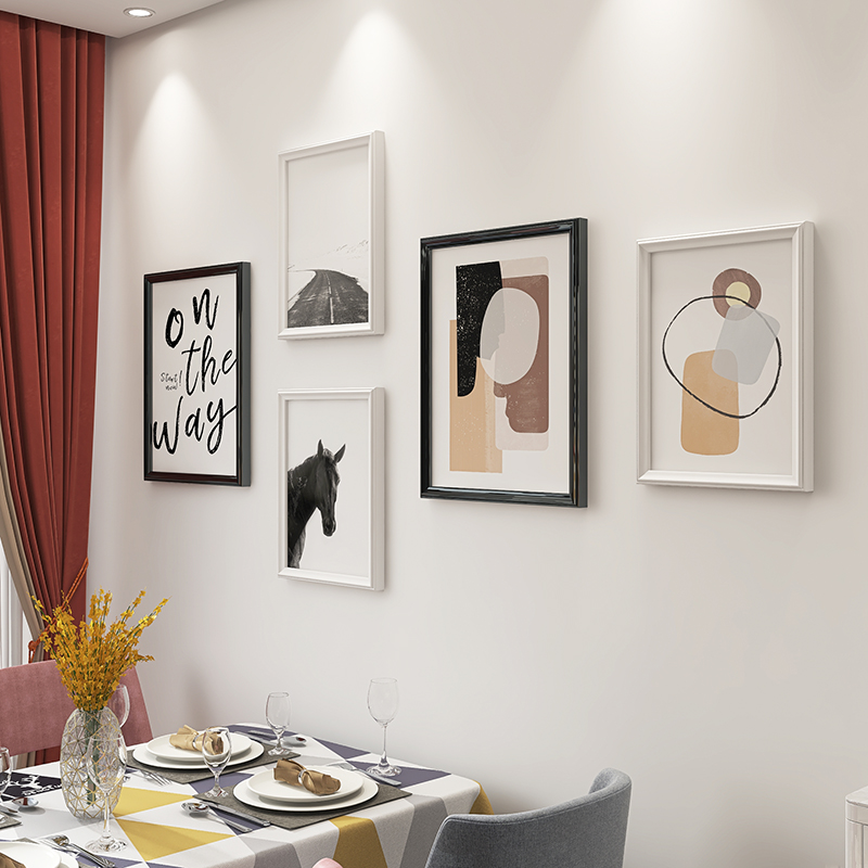 Nordic Wind Dining Hall Wall Decoration Wall Creative Hanging Accessories Bedroom Rooms Placement Table Background Wall Wall-mounted Pieces