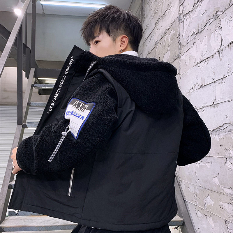 男士外套冬季2019新款棉衣情侣韩版修身潮流短款棉袄工装羽绒棉服