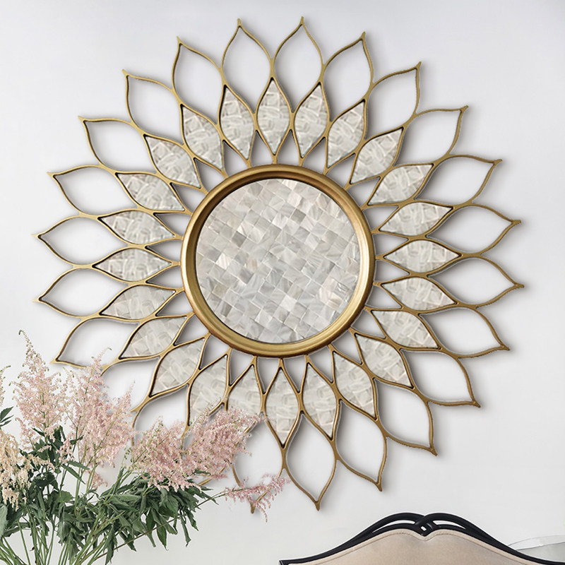 American Genguan Wall Wall Decoration Pendant Eurostyle Dining Hall Decorative Mirror Custom Home Creative Art Wall Decorations