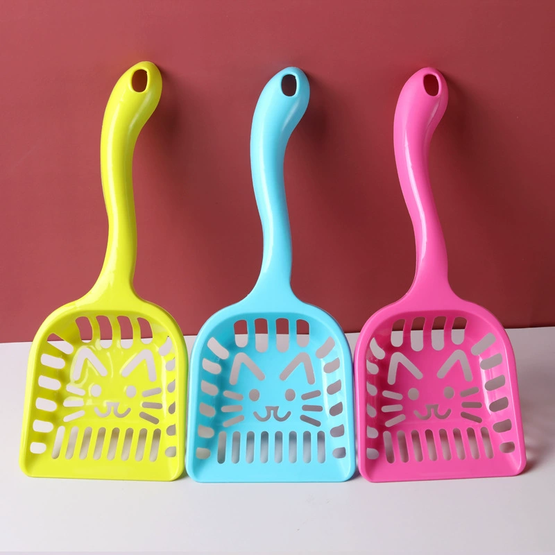 Pet làm sạch vật tư Bobo mèo dễ thương mèo đầu mèo xẻng mèo xẻng mèo nhà vệ sinh mèo xẻng mèo xả rác - Cat / Dog Beauty & Cleaning Supplies