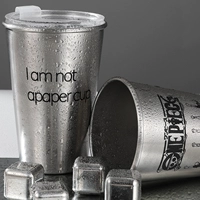 Коммерческая чашка для водяной чашки из нержавеющей стали коммерческая кофейная чашка