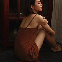 Sexy Sexy Hanging Sleepy Dress Summer Desire to tempt pajamas thin home clothes with chest paddock