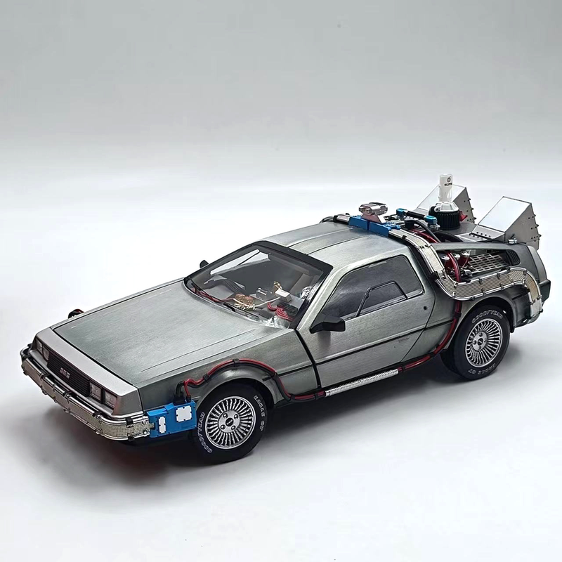 Hot Wheels 1:18 Back to the Future Time Machine Hotwheels Simulation Car Model Alloy Collectible Display Piece Hot Wheels 1:18 Back to the Future Time Machine Hotwheels Simulation Car Model Alloy Collectible Display Piece