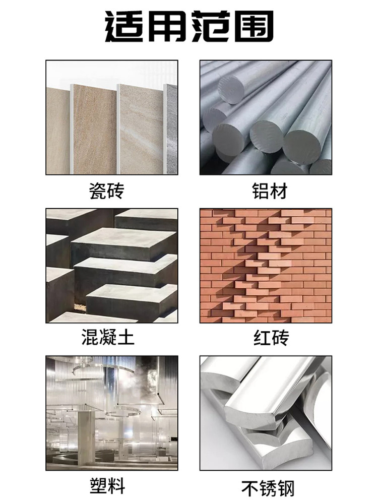 4-Blade Tile Cross Drill Bit for All-Ceramic Glass, Ceramic, Marble, Concrete Wall Drilling, King Drill, Triangle Drill