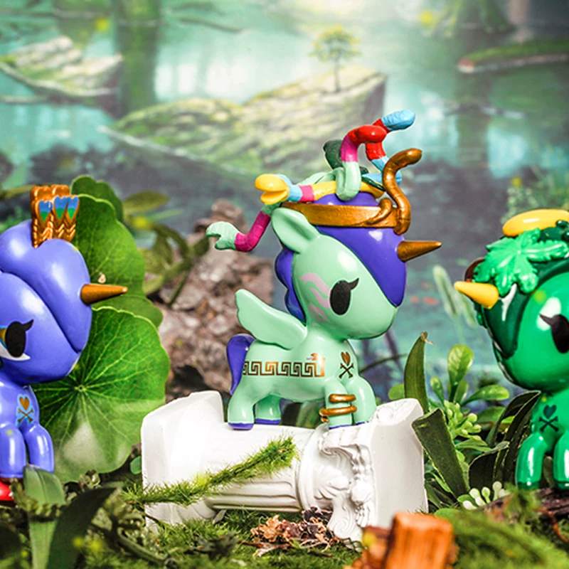 Tokidoki Unicorn Family 8-й поколение слепая коробка 8-й поколение Таоцидуоци Пони Две измерения Трендовая Игрушка-Кукла