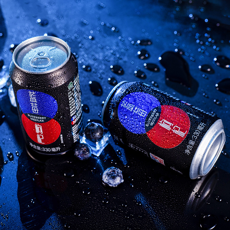 汉斯 蓝莓枸杞碳酸饮料 330ml*12罐 天猫优惠券折后￥19.8包邮（￥29.8-10）