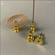 Incense clip, pure copper small gourd incense insert, nine-hole incense insert, incense rack, incense rack, sandalwood rack, incense holder, mosquito repellent incense support frame