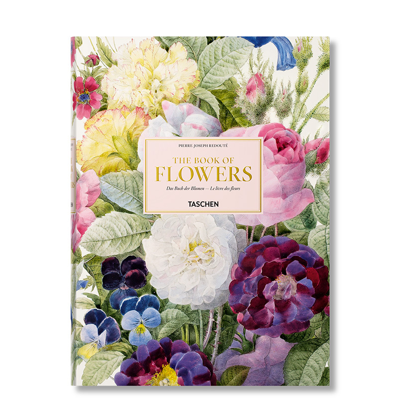 [in Stock] Taschen Redouté: the Book of Flowers (Large Format) Hand-Drawn Floral Illustrations Botanical Art English Original Art Illustration Collection Book