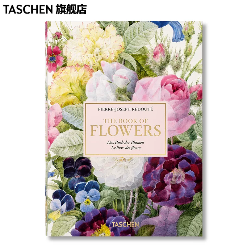 «Spot Taschen Tasan Genuine Redouté. Книга цветов 40-я годовщина Read Flower Books»