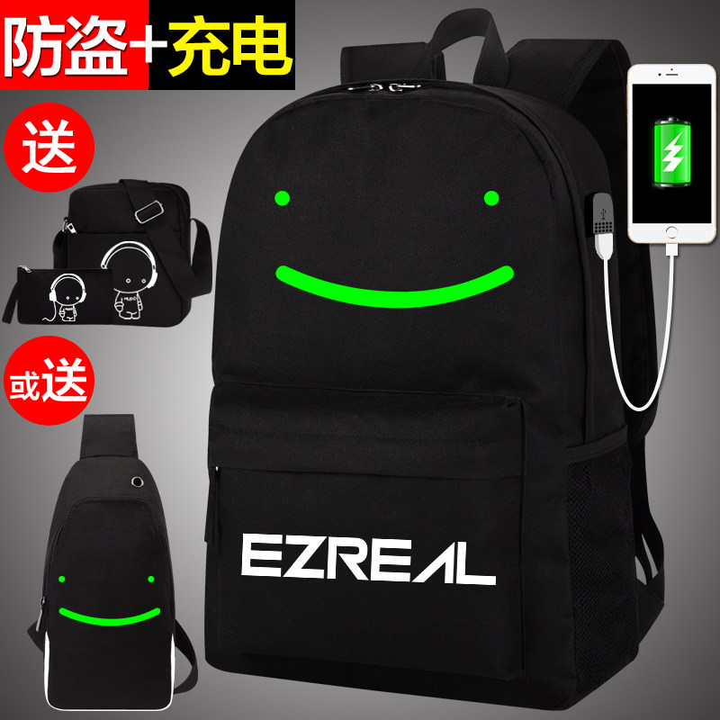 School bag, capacious backpack for boys, for secondary school