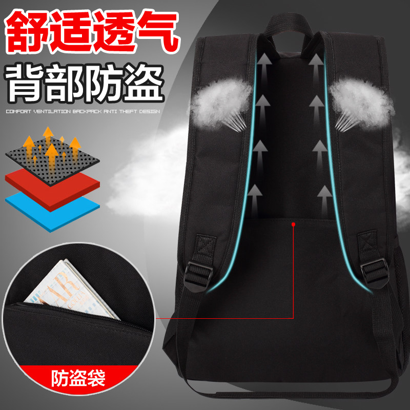 School bag, capacious backpack for boys, for secondary school