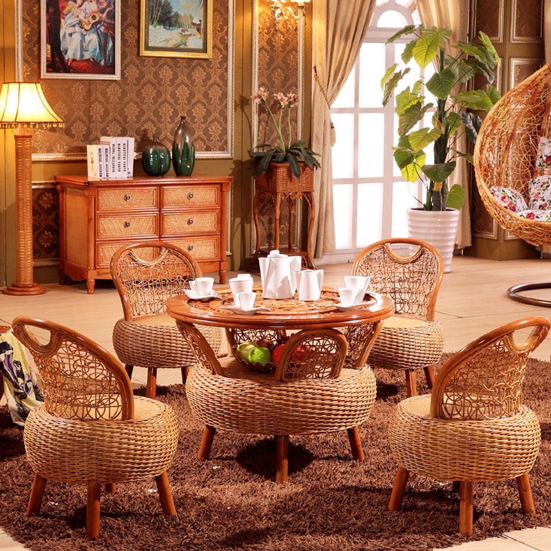 Furniture Furnished Furniture Furnished Chai Tea Set Five Pieces of Three-Piece Tea Table Tea Table and Furniture Wine Chair