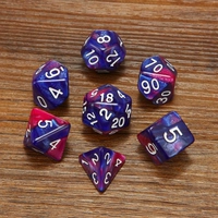 Красный, синий фиолетовый цвет много -заполненный цвет 7 капсулы