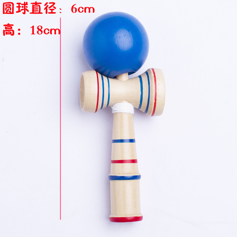 Parenting Game Wood Toy Sword Ball Pop Skill Ball Outdoor Adults Fun Casual Balance Toys
