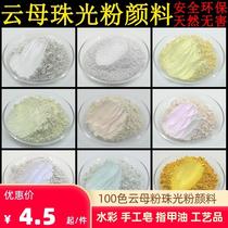 Pearlescent powder mica pearl powder color powder pearlescent effect paint pigment acrylic metallic pigment 100g