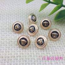 Button metal button Fan Sizhe shirt head point oil Beauty cuff Mens ladies Lining Clothes Beauty Upscale