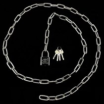 Chain bicycle iron lock exquisite small portable thin door lock portable indoor motorcycle chain extension lock