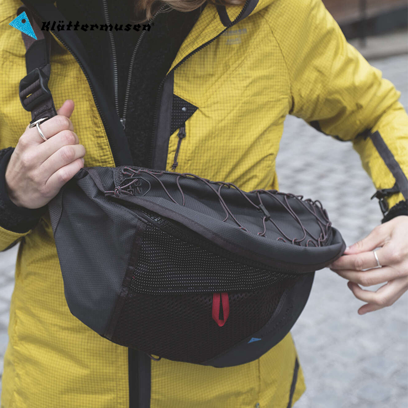 Klattermusen Outdoor Sports Leisure Waist Bag 7L Crossbody Backpack 40422U
