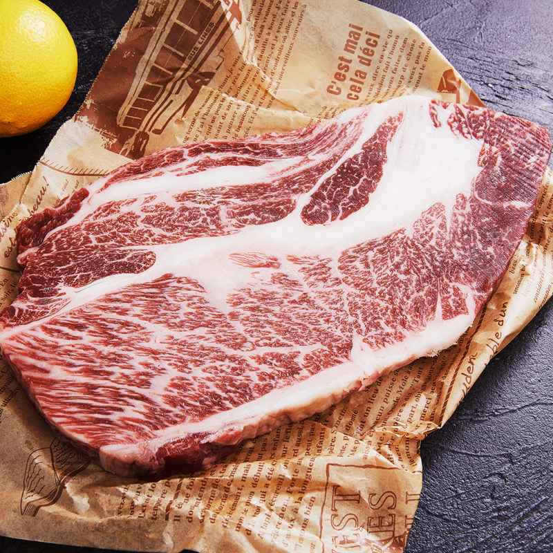 Australia imports pure blood and cattle M8 - 9 grade brain steak 500g fresh snowflake original cut steak