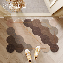 Nordic style entrance door mat simple modern light luxury wind doormat mat foot mat mat special-shaped carpet