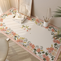 Desk mat waterproof and oil-proof disposable silicone leather tablecloth Nordic ins Wind writing desk desk mat desktop mat desktop mat