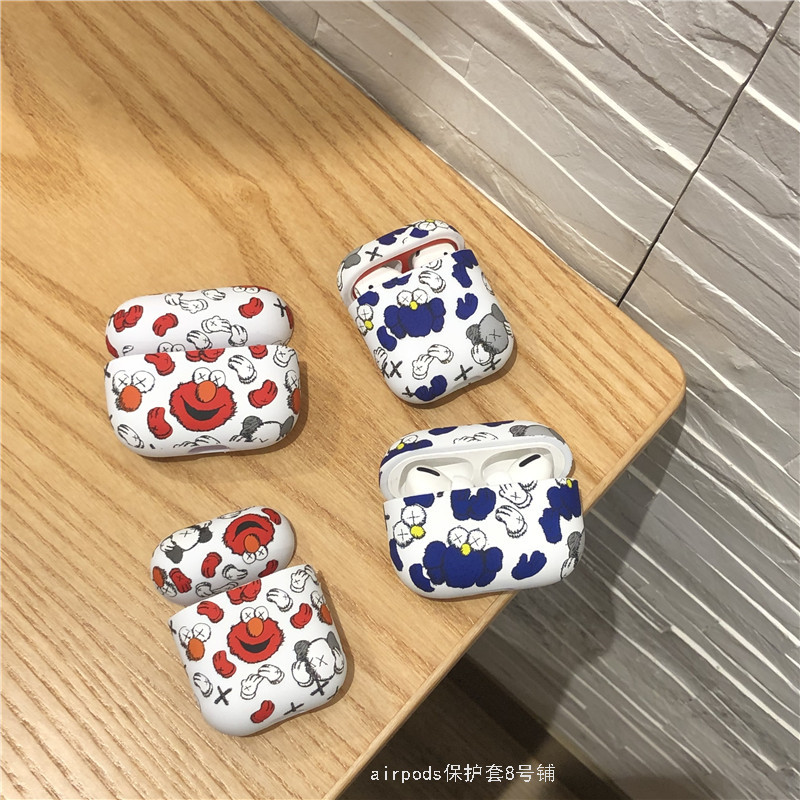 Tidal Sesame Street Kawns Apply Apple Wireless Bluetooth 1 2 Generation Headphone Shell Airpods Pro Silicone Shell