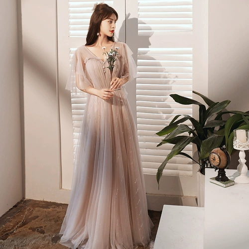 Розовое платье подружки невесты, вечернее платье, летняя юбка для школьников, коллекция 2021, по фигуре