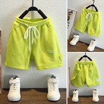 Boy Shorts Summer Children Loose Outside Wearing Knitted Pants Baby Handsome Gas Summer Style Children Trend Summer Clothing Sports Pants
