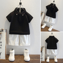 Boy Clothing Boy Summer Suit 2022 New Kids Summer Cool Short Sleeves Kids Thin baby Summer Mount Tide