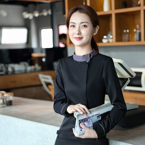 [Tmall] Отец -официант рабочая одежда с длинной мужской пирожной кусочек