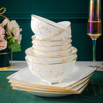 Komei Wo Guoxi Tianxiang single product DIY dishes home European style Phnom Penh Jingdezhen bone china tableware rice bowl dishes