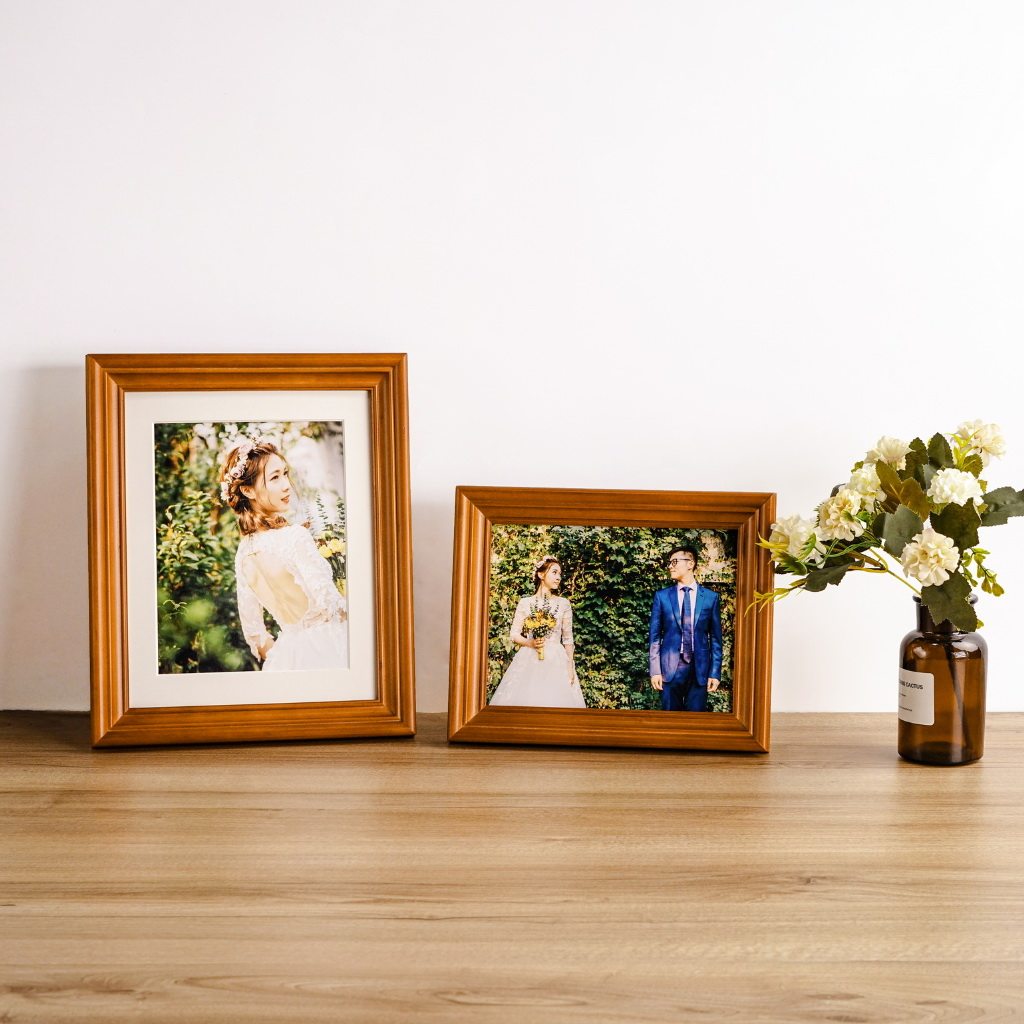 Photo custom set table log diy birthday gift to send boy couple baby wedding photo studio photo frame