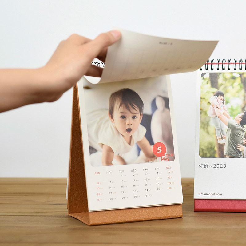 2022 Photo Desk Calendar Custom Baby Children Stars Photo Albums Personal Photos Calendar Creative Year Old picture Do