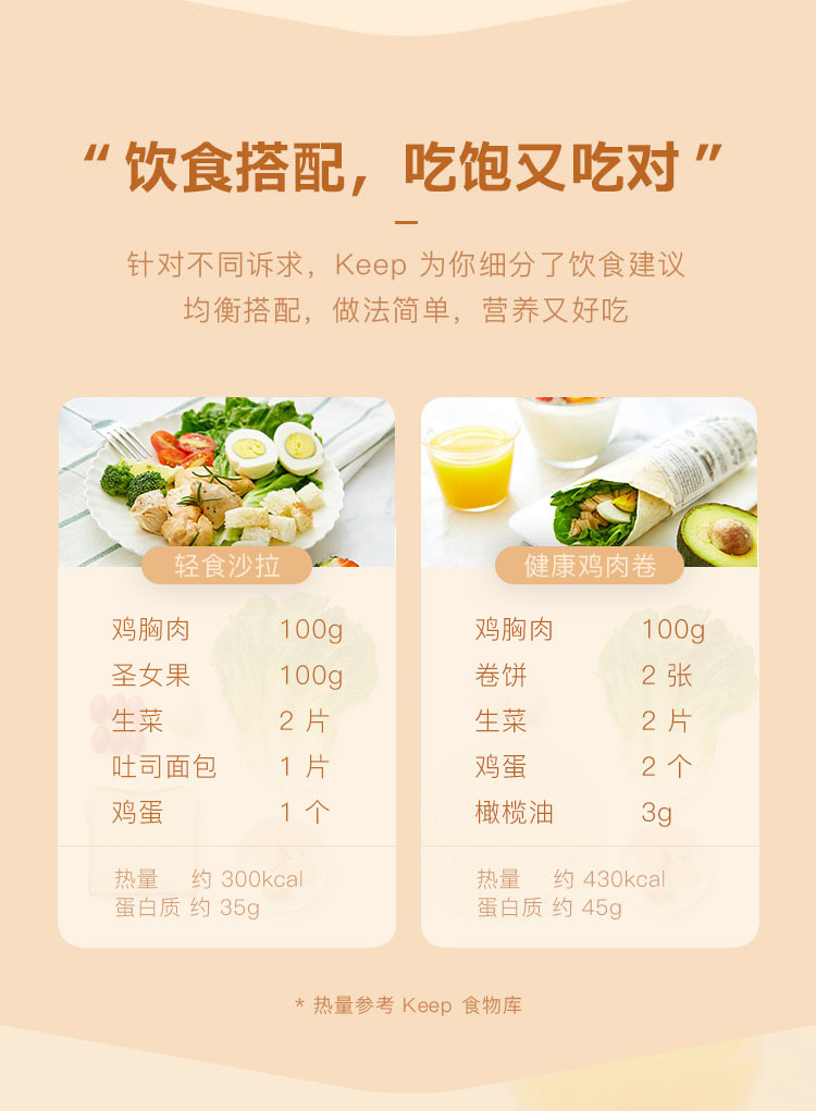 【Keep健身】即食鸡胸肉100g*5袋