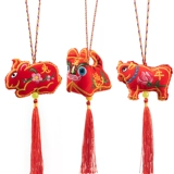 Фестиваль лодок-драконов ткань тигр зодиакальные украшения благословение сумка кулон этнический стиль готовый продукт маленький пакетик с рисовыми пельменями пакетик мешок Ханфу подвесной